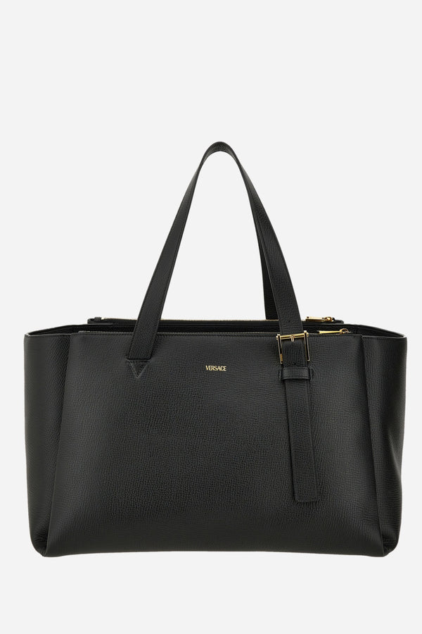 Medusa Biggie Maxi Tote In Calf Leather