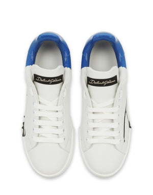 SNEAKERS IN VARNISHED LAMINATE NAPPA CALFSKIN