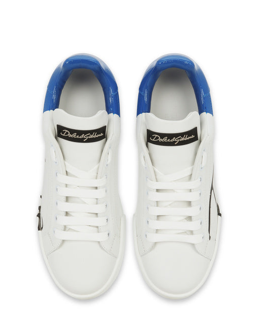 SNEAKERS IN VARNISHED LAMINATE NAPPA CALFSKIN