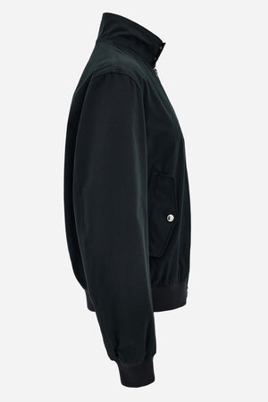 Blouson In Military Japanese Cotton Fabric-Versace Embroidery
