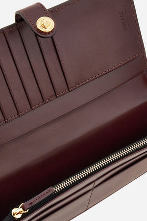 Icon Long Wallet In Calf Leather