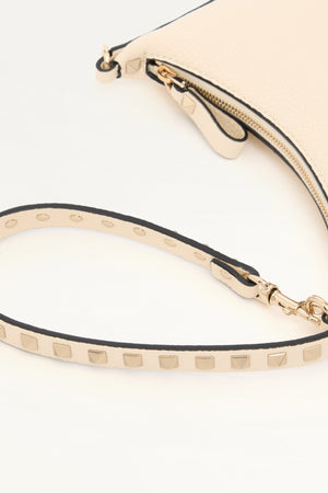 MINI HOBO ROCKSTUD IN VITELLO GRANATO