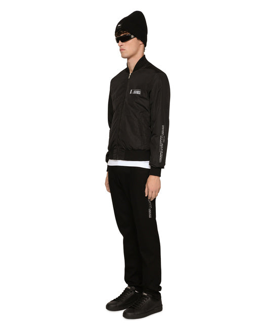 NYLON JACKET WITH DGVIB3 PRINT