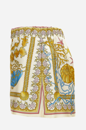 Shorts In Underwater Barocco Foulard On Silk Twill