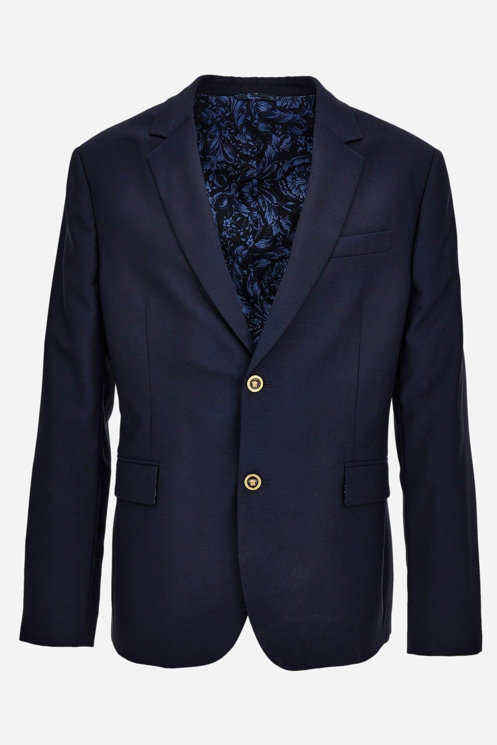 Formal Jacket In Wool Canvas Fabric