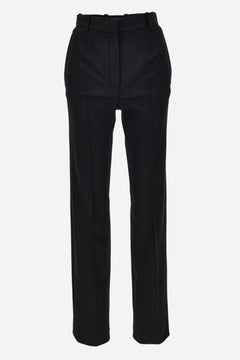 Informal Pant In Responsible Stretch Wool Grain De Poudre