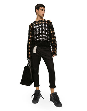 TAILORED STRETCH COTTON PANTS