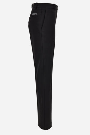 Informal Pant In Responsible Stretch Wool Grain De Poudre