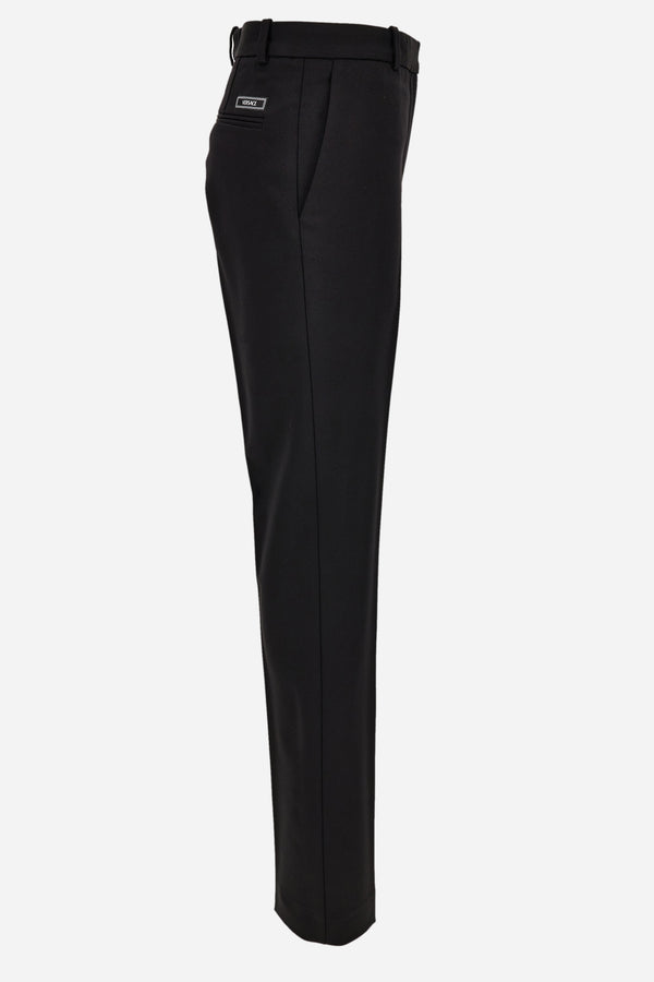 Informal Pant In Responsible Stretch Wool Grain De Poudre