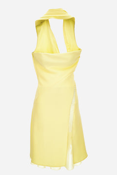 Cocktail Dress In Silk Cady