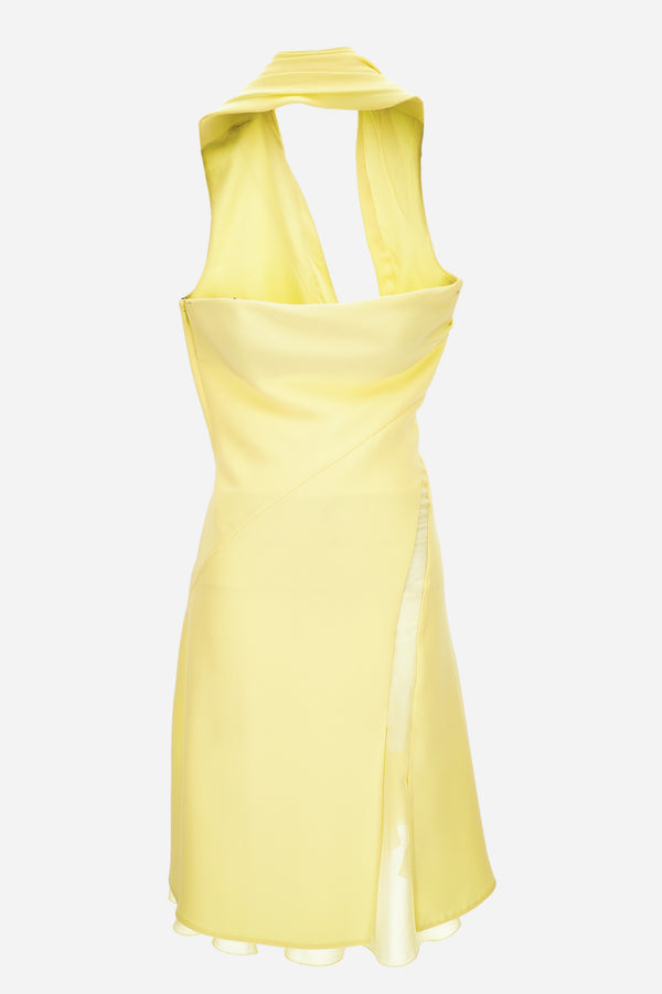 Cocktail Dress In Silk Cady