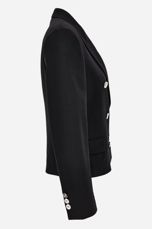 Informal Jacket In Responsible Stretch Wool Grain De Poudre
