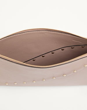POUCH VALENTINO GARAVANI ROCKSTUD WISPY IN VITELLO