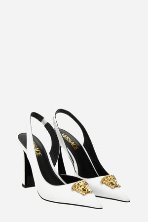 La Medusa Sling Back  In Calf Leather