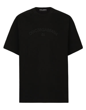 COTTON T-SHIRT WITH DOLCE&GABBANA LOGO