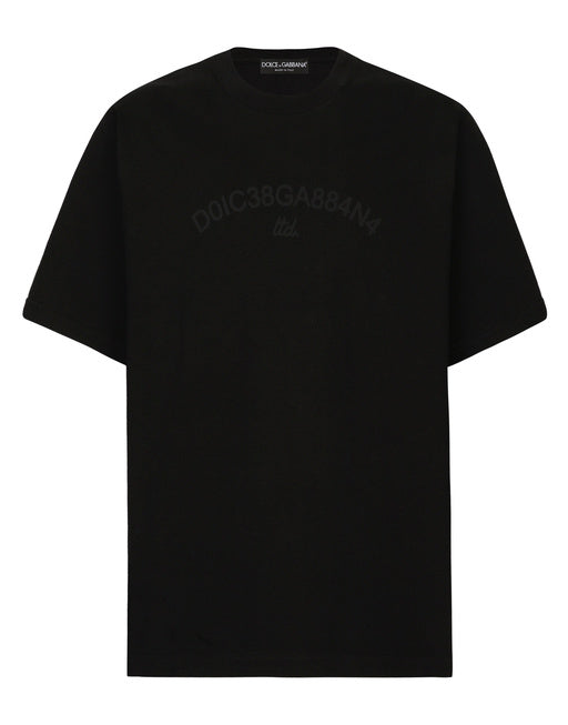 COTTON T-SHIRT WITH DOLCE&GABBANA LOGO