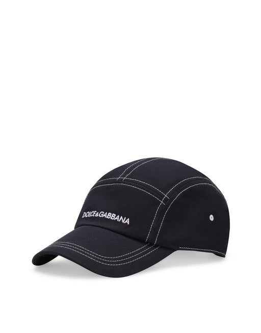 COTTON BASEBALL CAP WITH DOLCE&GABBANA LOGO