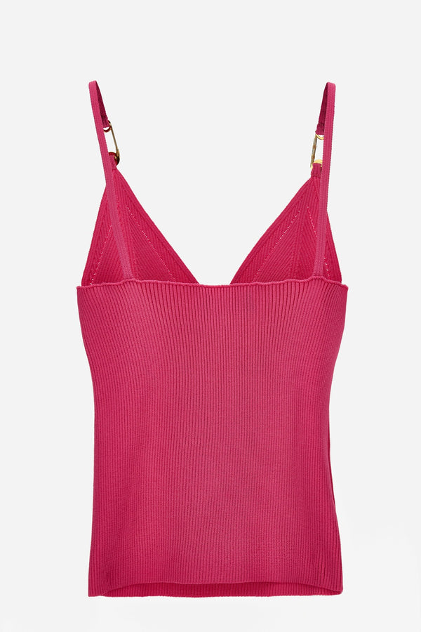 Knit Top In Viscose Stretch