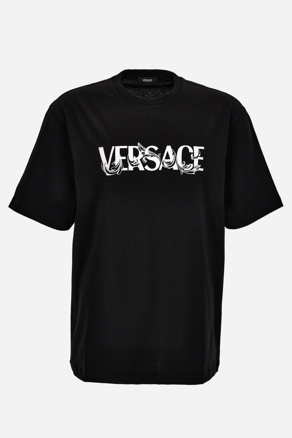 T-Shirt In Jersey Fabric-Versace Print
