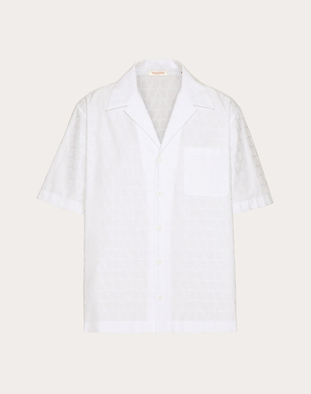 Camicia Da Bowling In Popeline Di Cotone Con Motivo Toile Iconographe