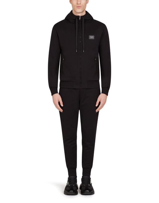 JERSEY ZIP-UP HOODIE