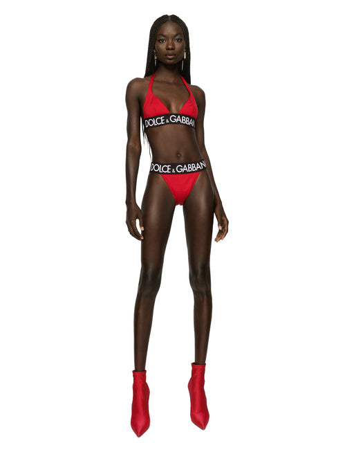 TRIANGLE BIKINI WITH BRANDED ELASTIC