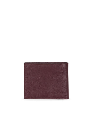 DAUPHINE CALFSKIN BIFOLD WALLET WITH LOGO PLAQUE