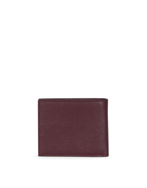 DAUPHINE CALFSKIN BIFOLD WALLET WITH LOGO PLAQUE