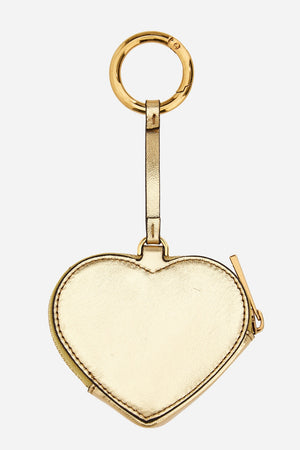 Versace Tag Coin Purse In Lamb Leather