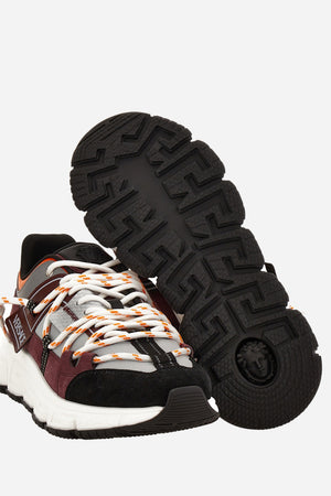 Urban Hike Sneaker In Split Leather-Fabric-Calf Leather