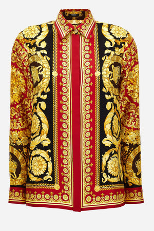 Formal Shirt In Barocco 92 Foulard On Silk Twill