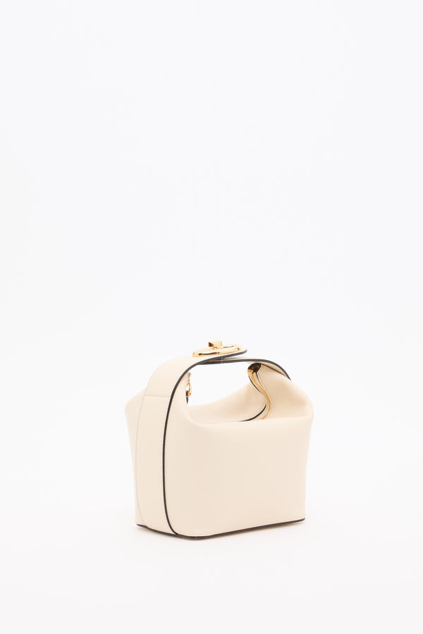 MINI BORSA A MANO VLOGO THE BOLD EDITION IN NAPPA