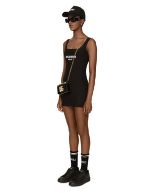 SPANDEX JERSEY MINI DRESS DGVIB3
