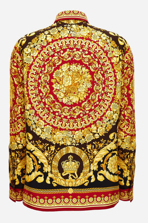 Formal Shirt In Barocco 92 Foulard On Silk Twill