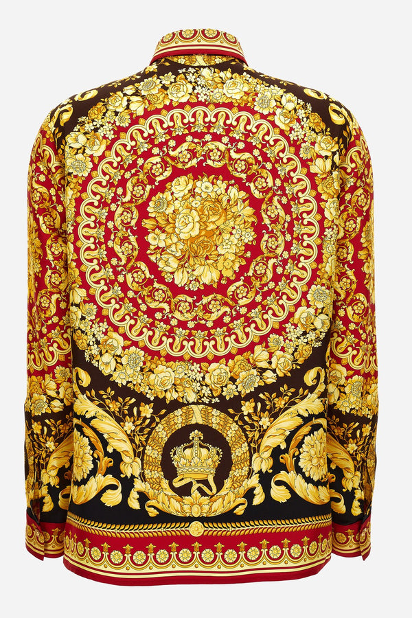 Formal Shirt In Barocco 92 Foulard On Silk Twill
