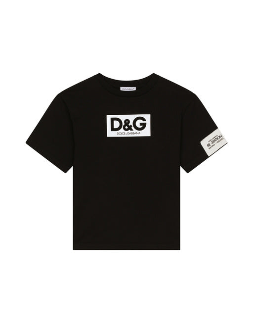 JERSEY T-SHIRT WITH HEAT-SEALED LOGO PRINT