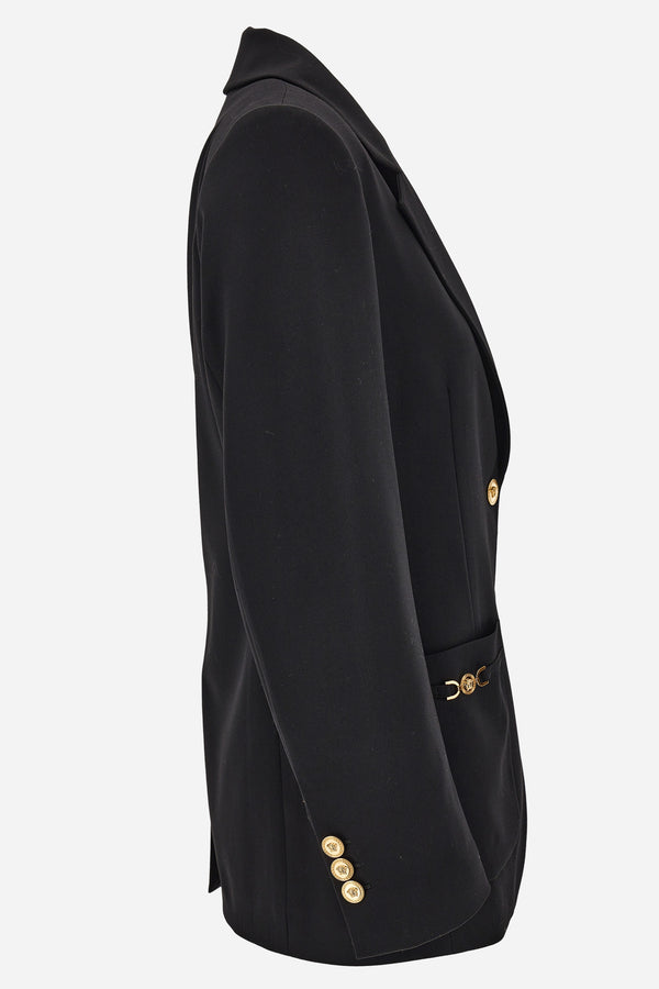 Informal Jacket In Stretch Wool Fabric