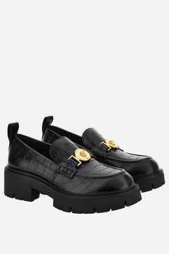 Icon Loafer  In Embossed Croc Calf Leather