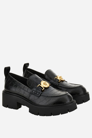 Icon Loafer  In Embossed Croc Calf Leather