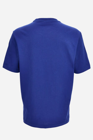 T-Shirt In Jersey Fabric-Medusa Medallion Print