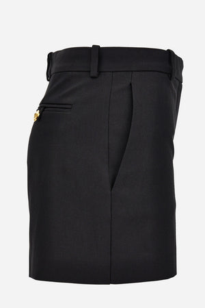 Shorts In Responsible Fluid Cotton Gabardine