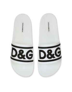 SLIDE RUBBER BEACHWEAR WITH DG LOGO