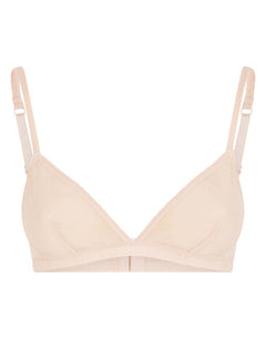 TRIANGLE BRA IN JACQUARD TULLE