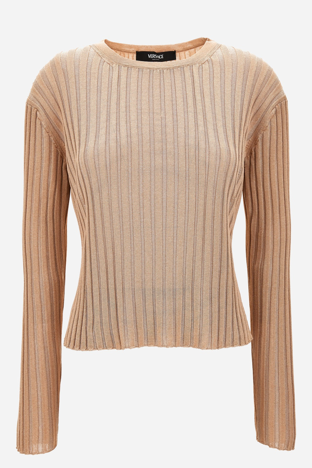 Knit Sweater In Ribs Lurex Blend