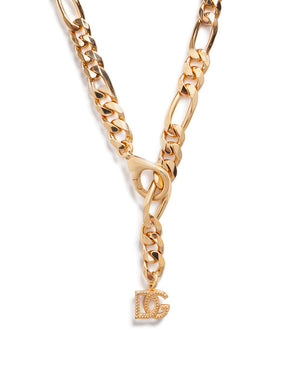 CHAIN NECKLACE WITH DG LOGO CHARMS