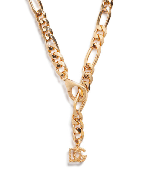 CHAIN NECKLACE WITH DG LOGO CHARMS