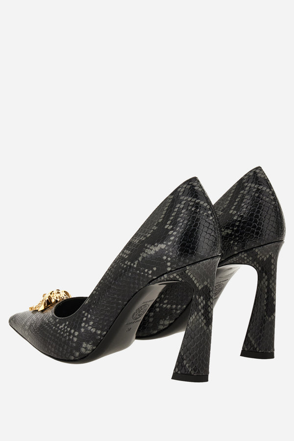 La Medusa Pump  In Printed Python Calf Leather