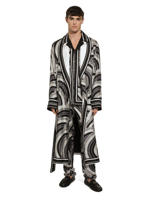 PRINTED SILK SHIRT