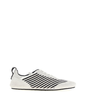 BRAIDED CALFSKIN AND SUEDE FRANCESINA