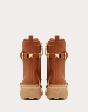 Combat Boot Roman Stud In Vitello 40Mm